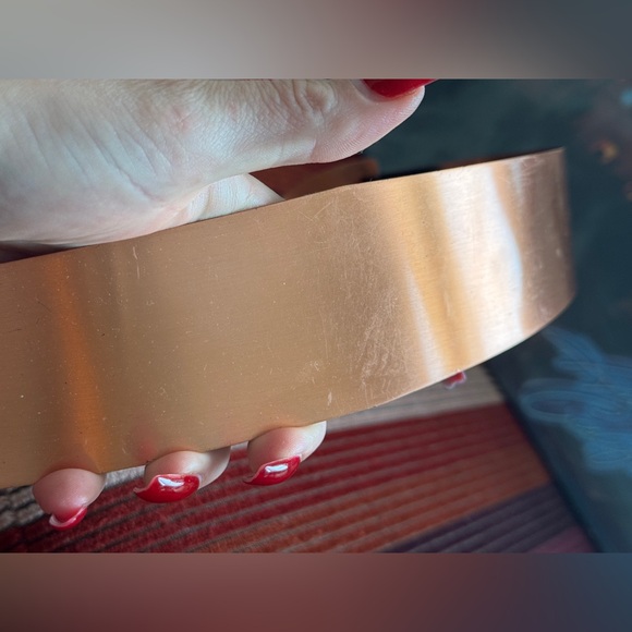 60s Vintage Leaf Copper Belt Sz SM - Picture 7 of 7